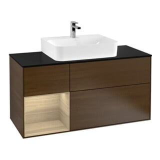 V&B Waschtischunterschrank Finion 120cm, Pl bla m, Reg li Oa ven, wal ven