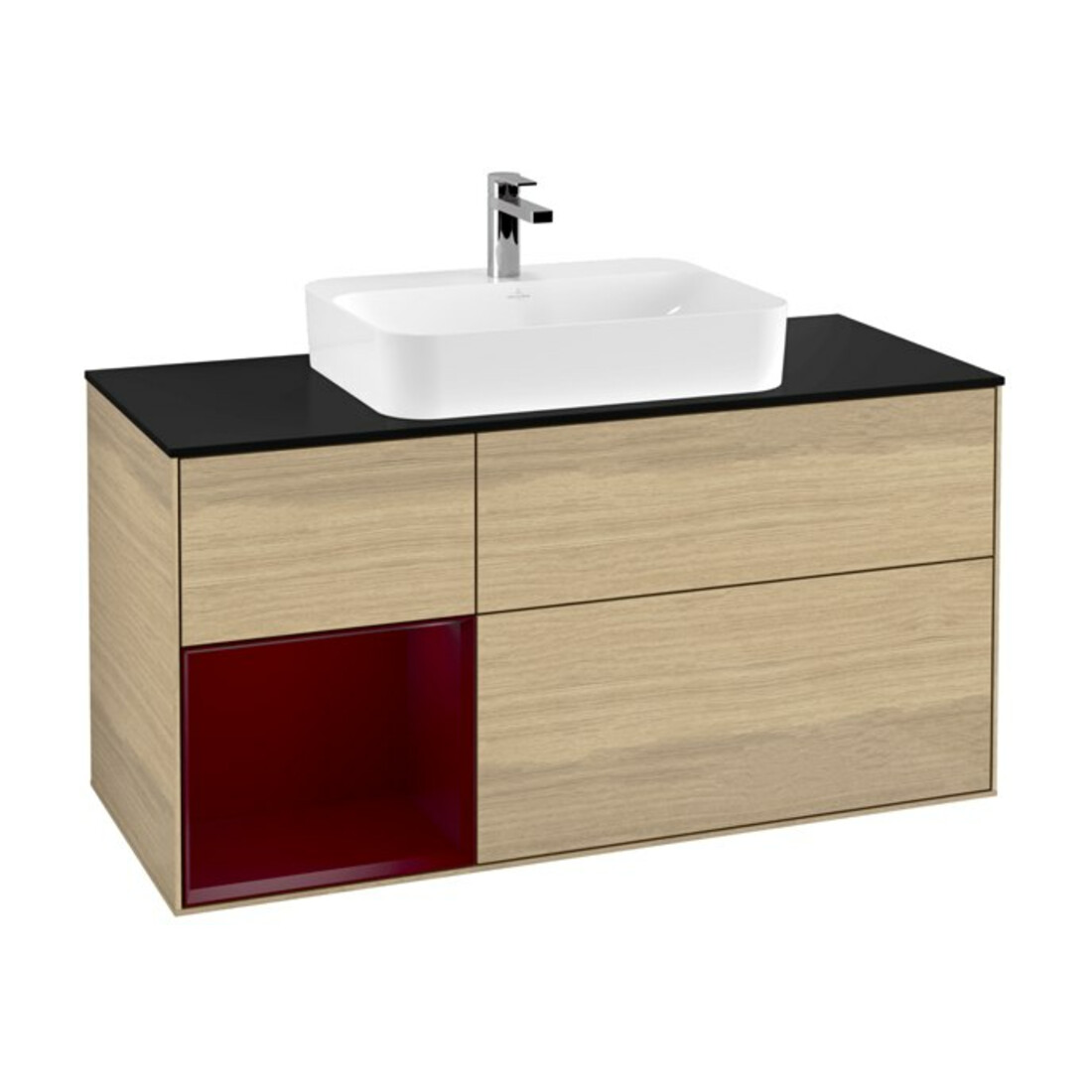 V&B Waschtischunterschrank Finion 120cm, Pl bla m, Reg li Peo, Oa ven
