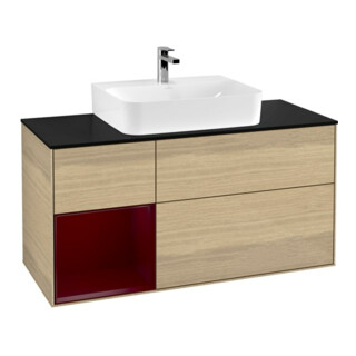 V&B Waschtischunterschrank Finion 120cm, Pl bla m, Reg li Peo, Oa ven