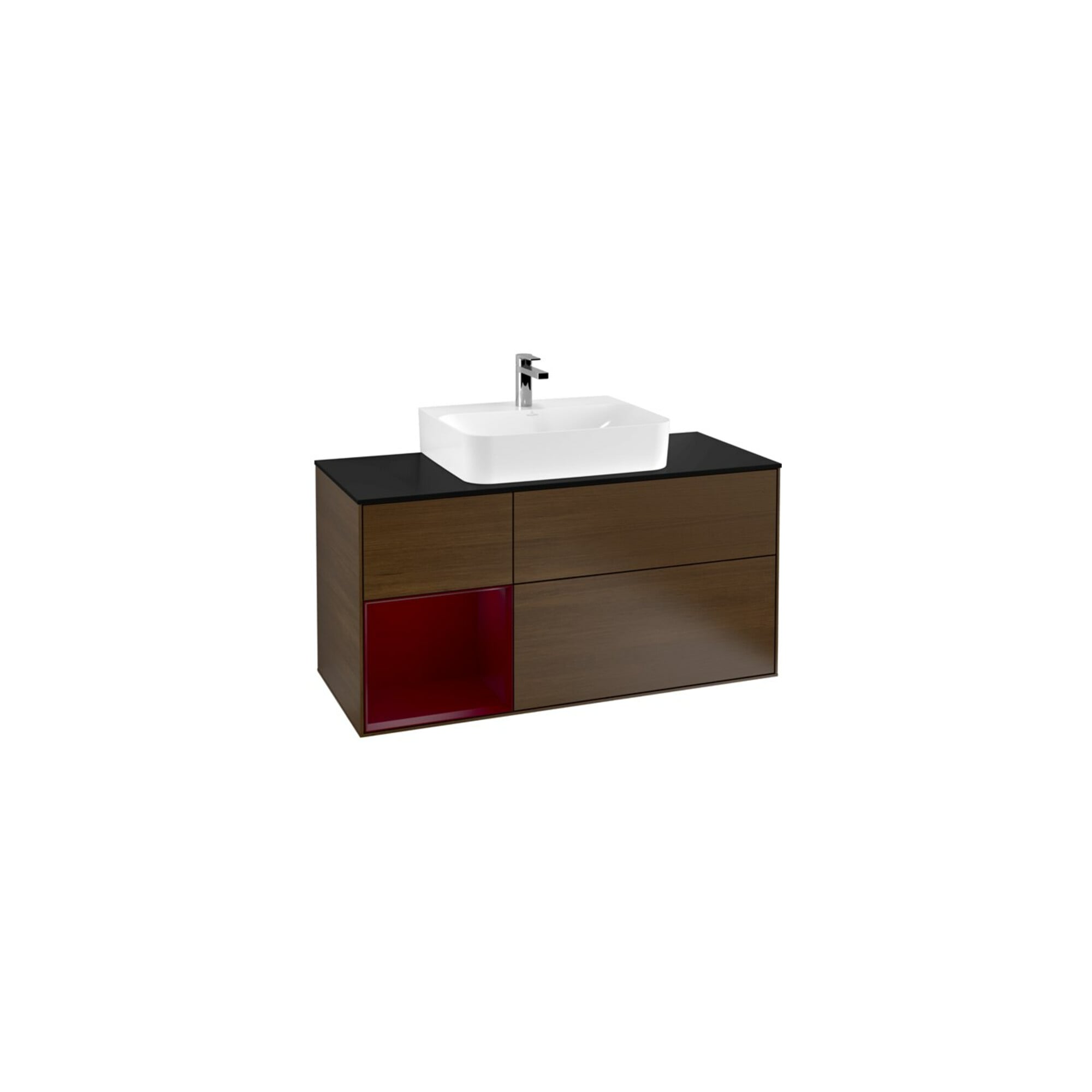 V&B Waschtischunterschrank Finion 120cm, Pl bla m, Reg li Peo, wal ven ; Villeroy & Boch