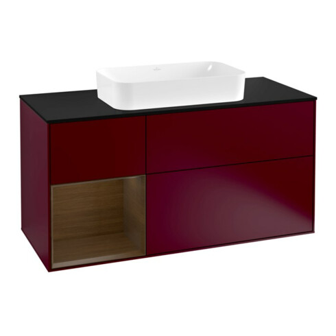V&B Waschtischunterschrank Finion 120cm, Pl bla m, Reg li wal ven, Peo m