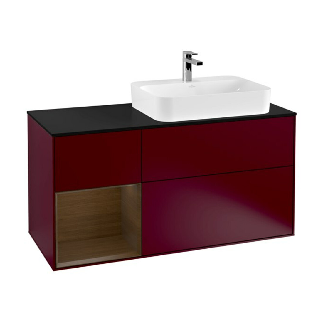 V&B Waschtischunterschrank Finion 120cm, Pl bla m, Reg li wal ven, Peo m