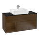 V&B Waschtischunterschrank Finion 120cm, Pl bla m, Reg li wal ven, wal ven