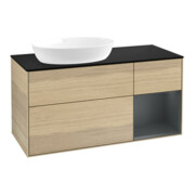 V&B Waschtischunterschrank Finion 120cm, Pl bla m, Reg md m Lac, Oa ven