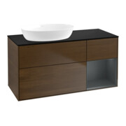 V&B Waschtischunterschrank Finion 120cm, Pl bla m, Reg md m Lac, wal ven