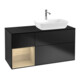 V&B Waschtischunterschrank Finion 120cm, Pl bla m, Reg Oa ven, bla m Lac-1