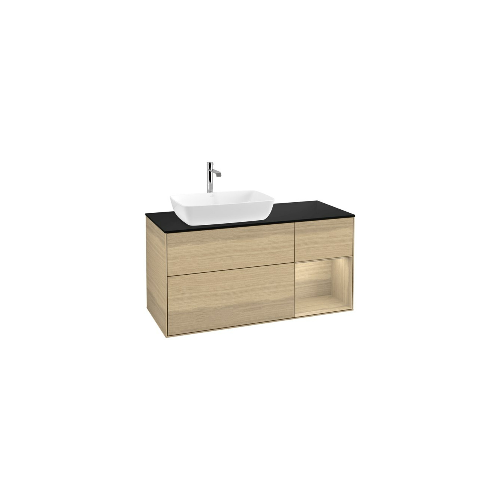 V&B Waschtischunterschrank Finion 120cm, Pl bla m, Reg Oa ven, Oa ven ; Villeroy & Boch