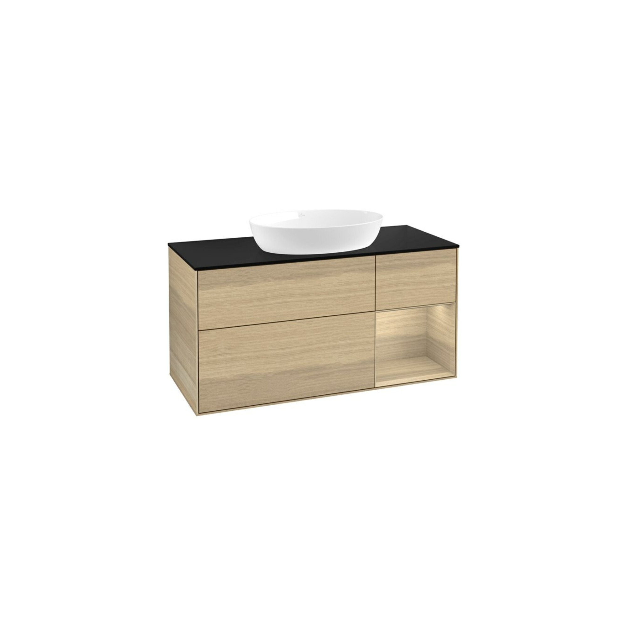 V&B Waschtischunterschrank Finion 120cm, Pl bla m, Reg Oa ven, Oa ven ; Villeroy & Boch