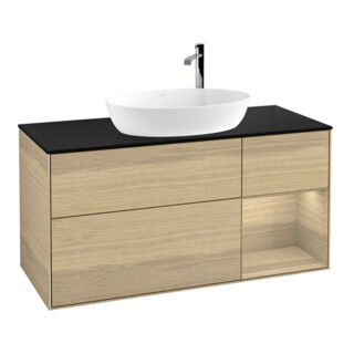 V&B Waschtischunterschrank Finion 120cm, Pl bla m, Reg Oa ven, Oa ven