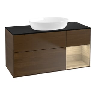 V&B Waschtischunterschrank Finion 120cm, Pl bla m, Reg Oa ven, wal ven