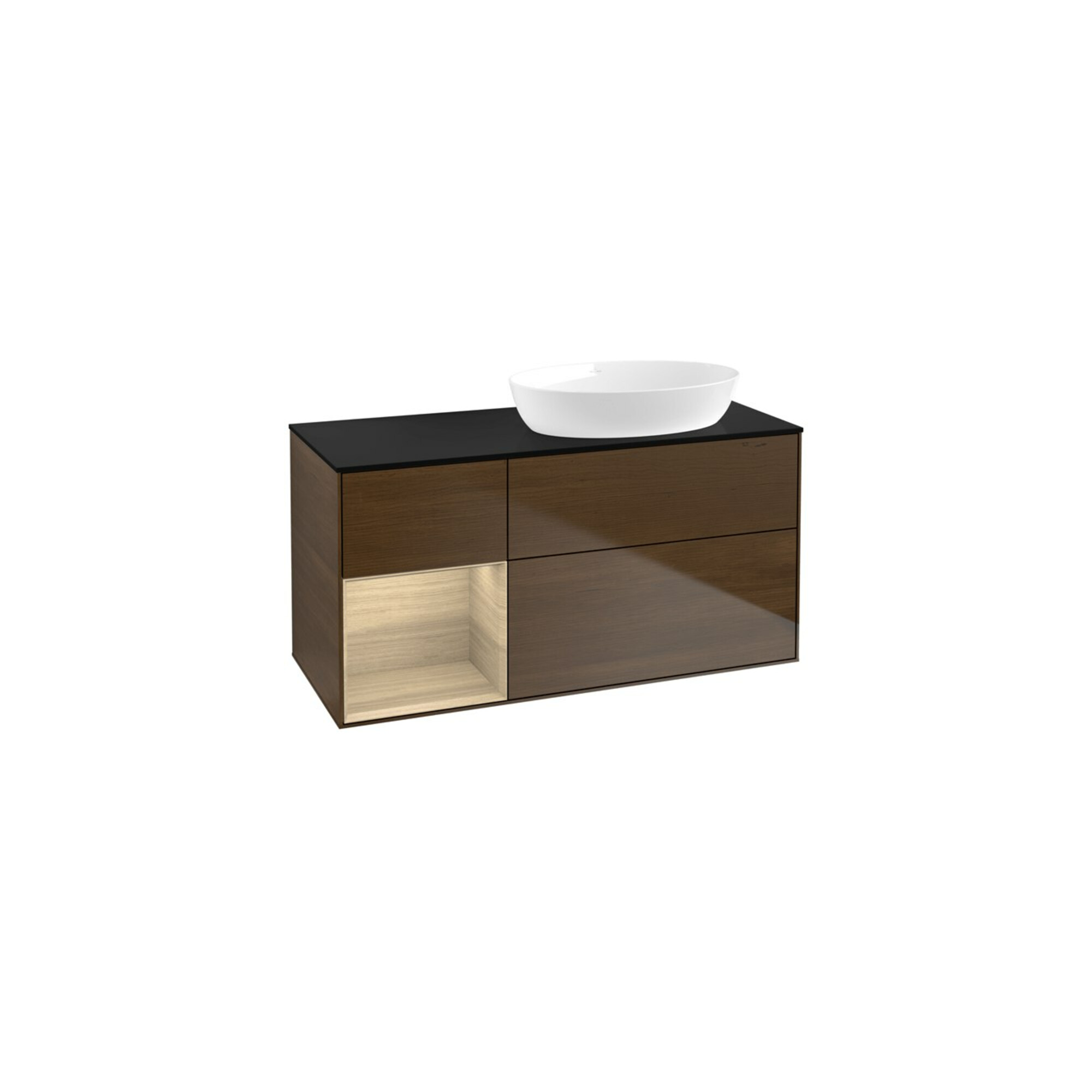 V&B Waschtischunterschrank Finion 120cm, Pl bla m, Reg Oa ven, wal ven ; Villeroy & Boch