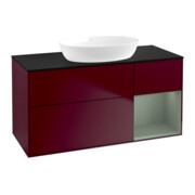 V&B Waschtischunterschrank Finion 120cm, Pl bla m, Reg Oli. m Lac, Peo m