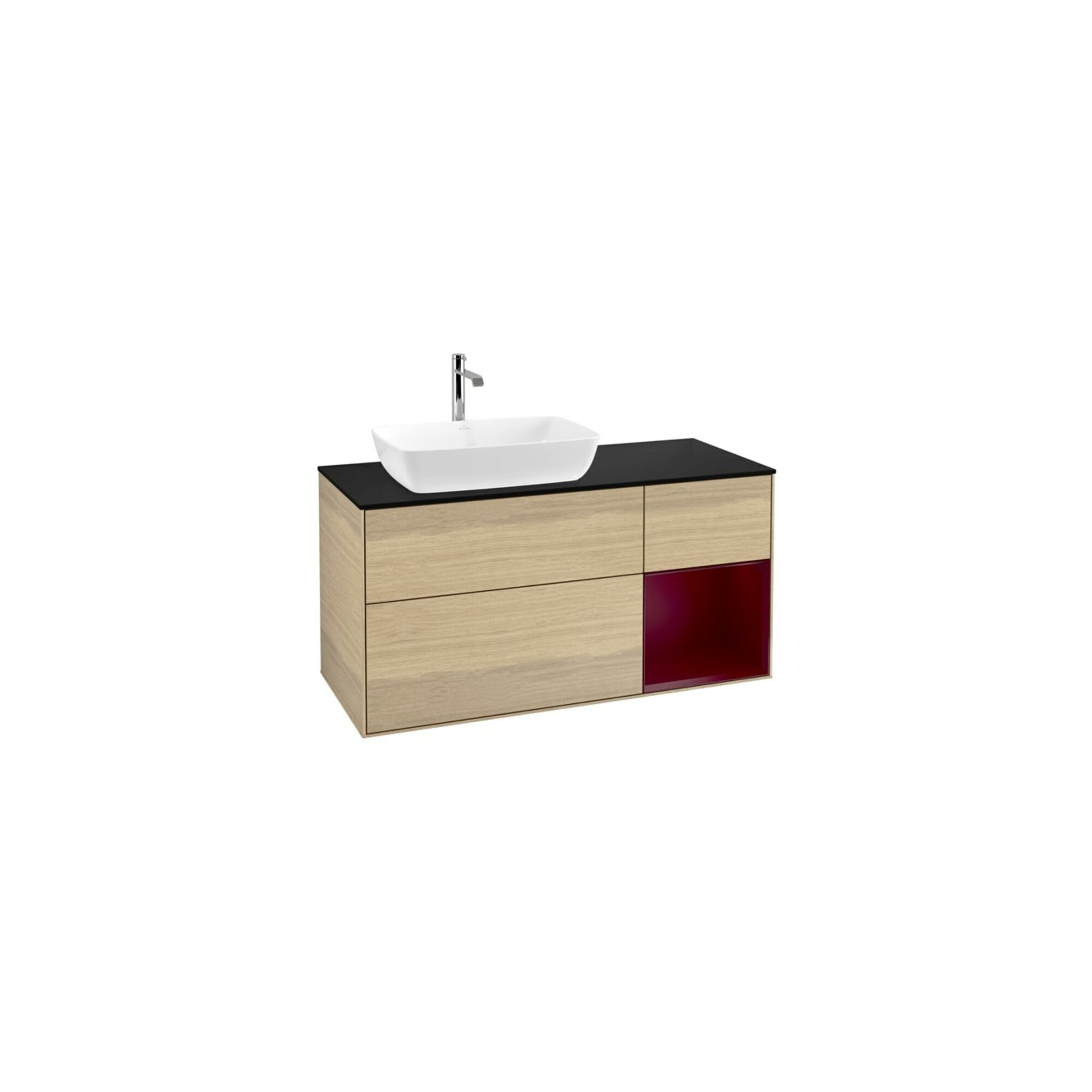 V&B Waschtischunterschrank Finion 120cm, Pl bla m, Reg Peo m Lac, Oa ven ; Villeroy & Boch