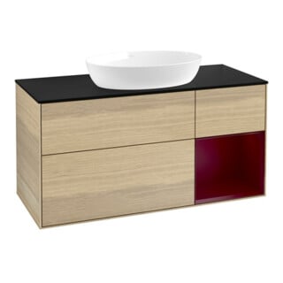 V&B Waschtischunterschrank Finion 120cm, Pl bla m, Reg Peo m Lac, Oa ven