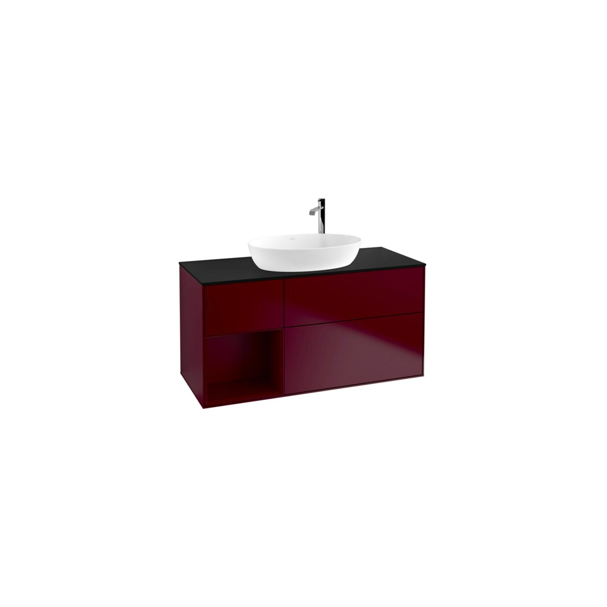 V&B Waschtischunterschrank Finion 120cm, Pl bla m, Reg Peo m Lac, Peo m ; Villeroy & Boch
