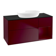 V&B Waschtischunterschrank Finion 120cm, Pl bla m, Reg Peo m Lac, Peo m