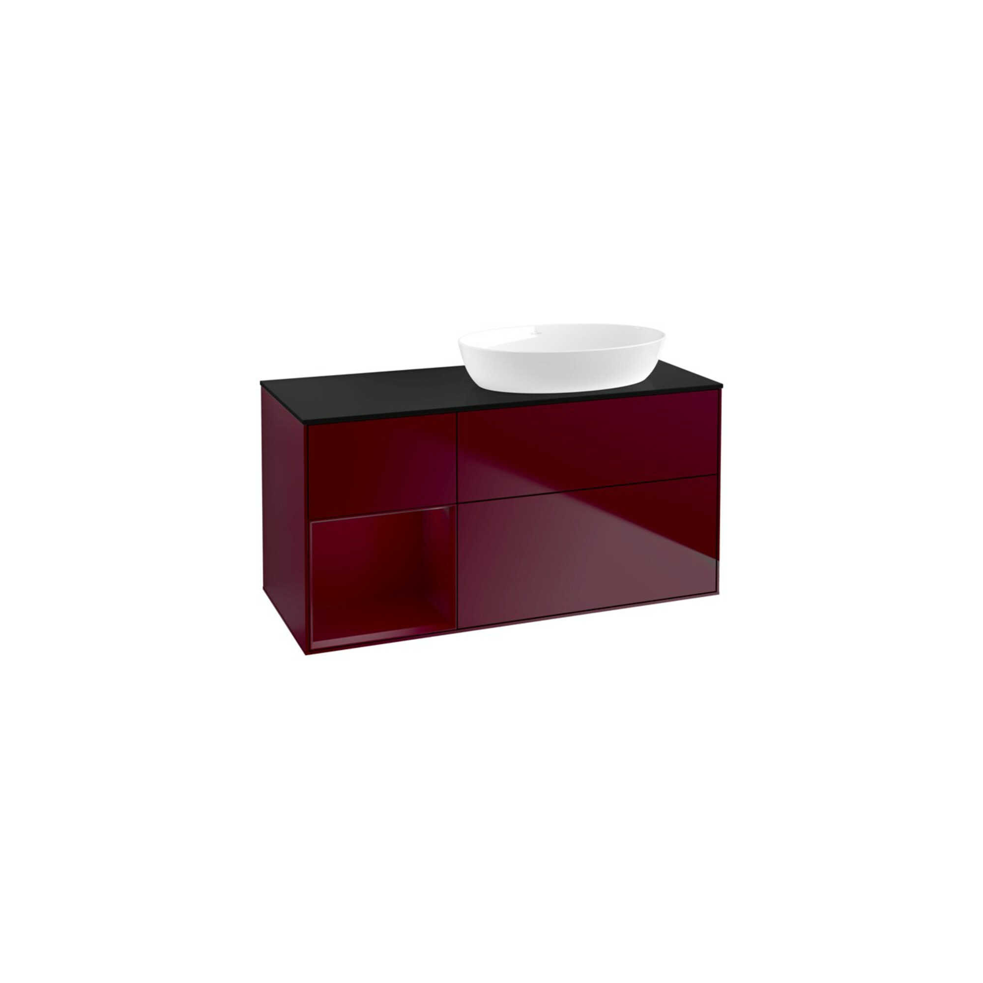 V&B Waschtischunterschrank Finion 120cm, Pl bla m, Reg Peo m Lac, Peo m ; Villeroy & Boch