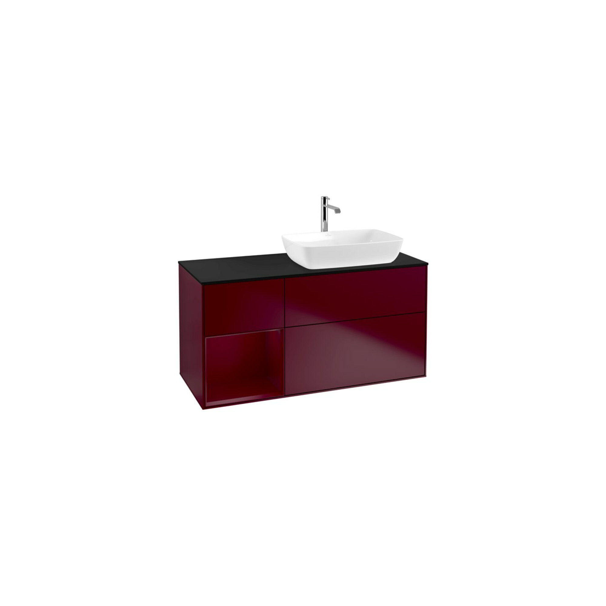 V&B Waschtischunterschrank Finion 120cm, Pl bla m, Reg Peo m Lac, Peo m ; Villeroy & Boch