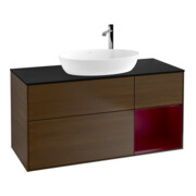 V&B Waschtischunterschrank Finion 120cm, Pl bla m, Reg Peo m Lac, wal ven