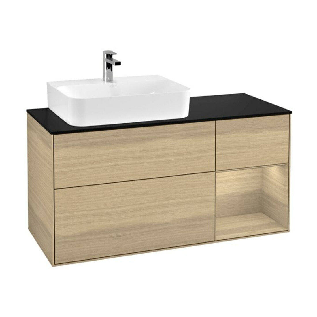 V&B Waschtischunterschrank Finion 120cm, Pl bla m, Reg re Oa ven, Oa ven
