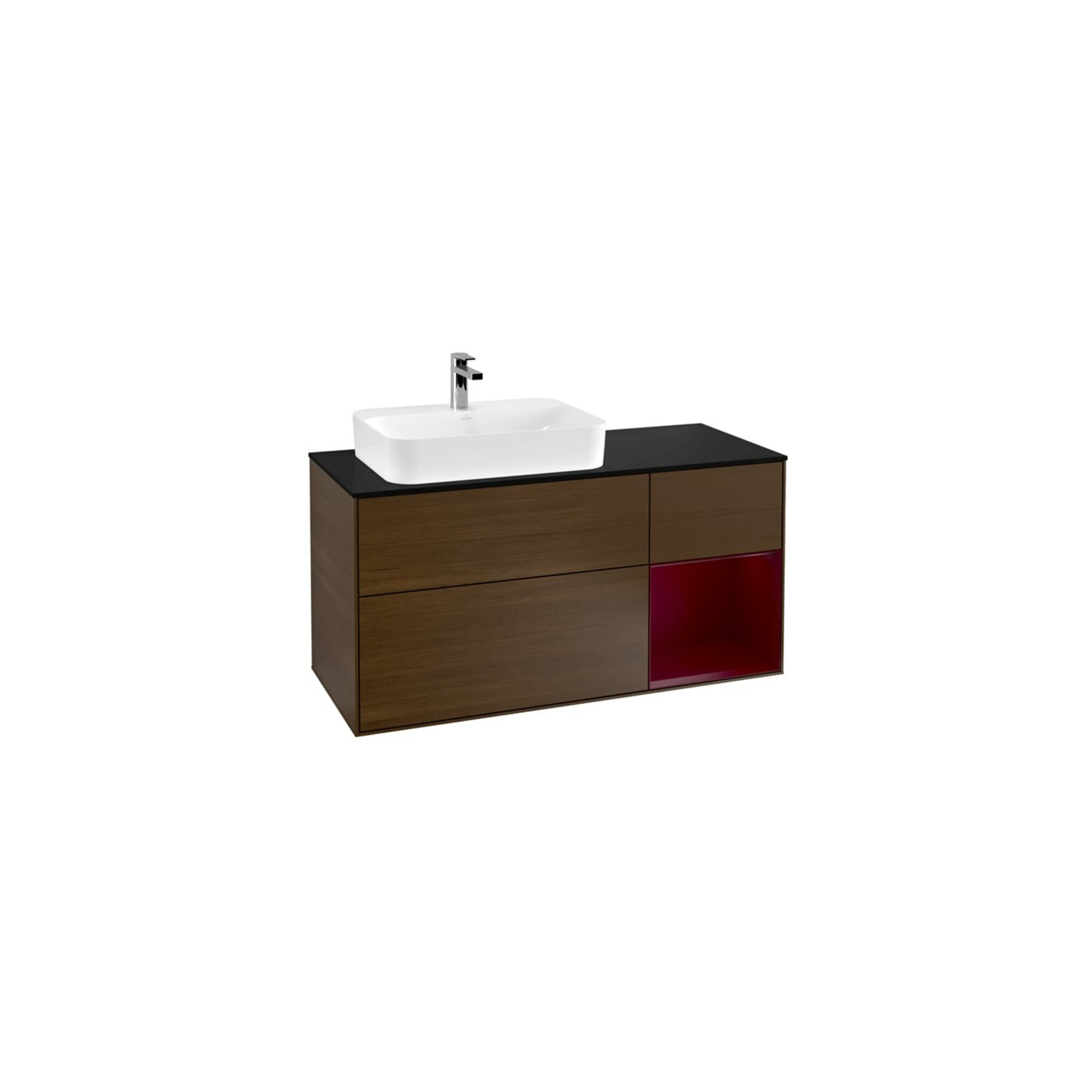 V&B Waschtischunterschrank Finion 120cm, Pl bla m, Reg re Peo, wal ven ; Villeroy & Boch