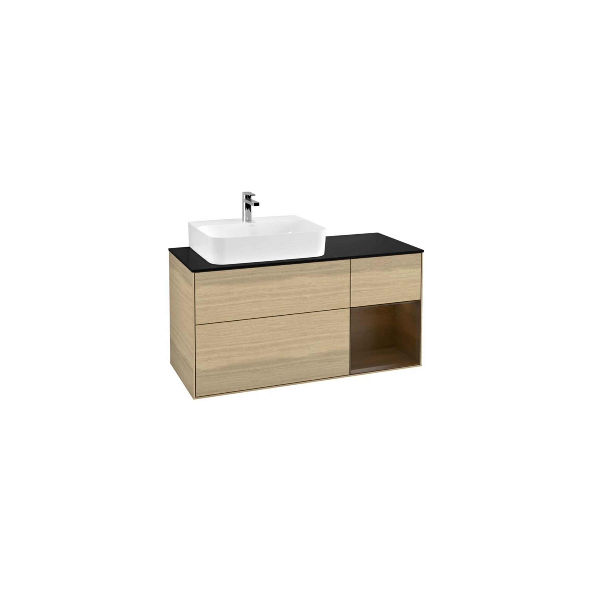 V&B Waschtischunterschrank Finion 120cm, Pl bla m, Reg re wal ven, Oa ven ; Villeroy & Boch