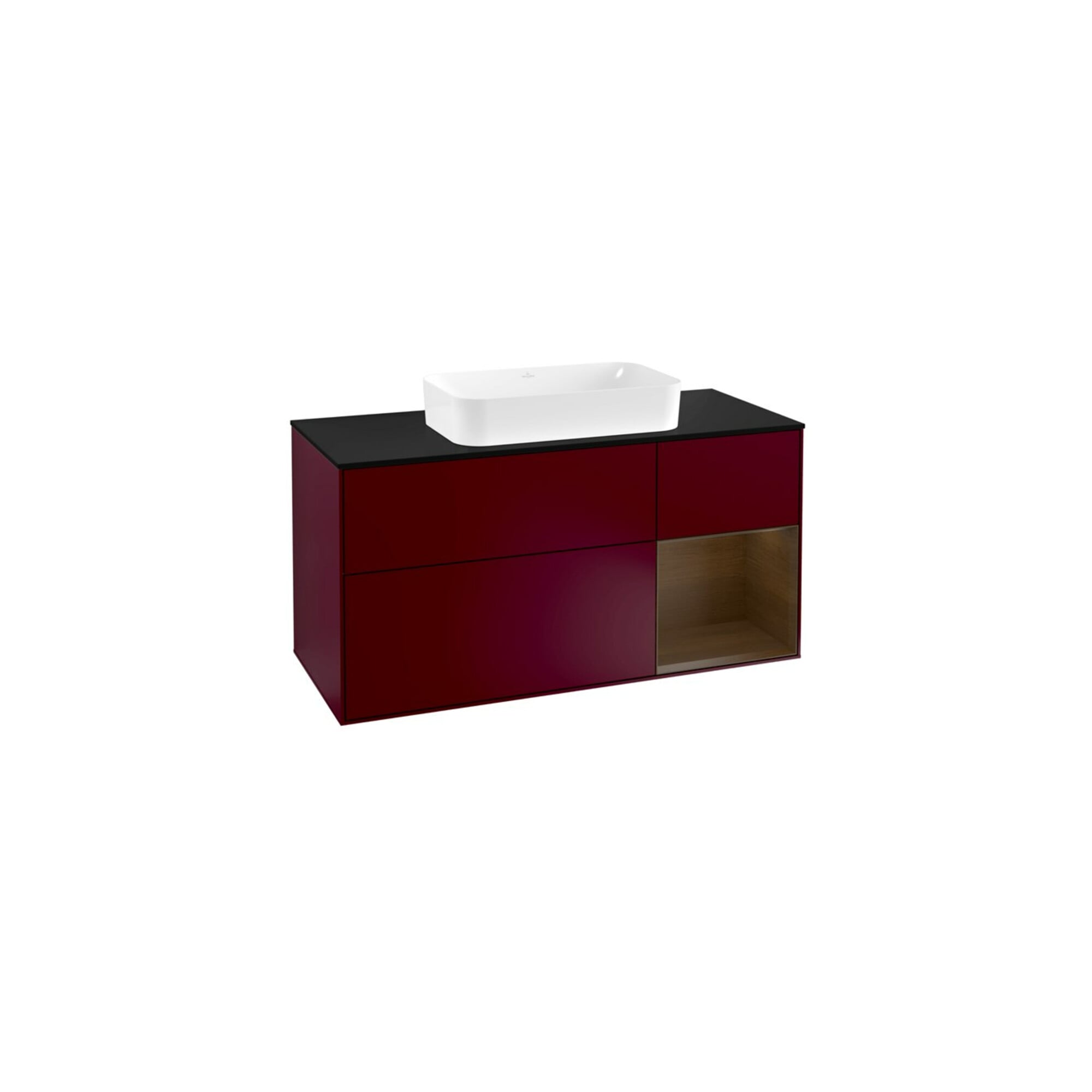 V&B Waschtischunterschrank Finion 120cm, Pl bla m, Reg re wal ven, Peo m ; Villeroy & Boch
