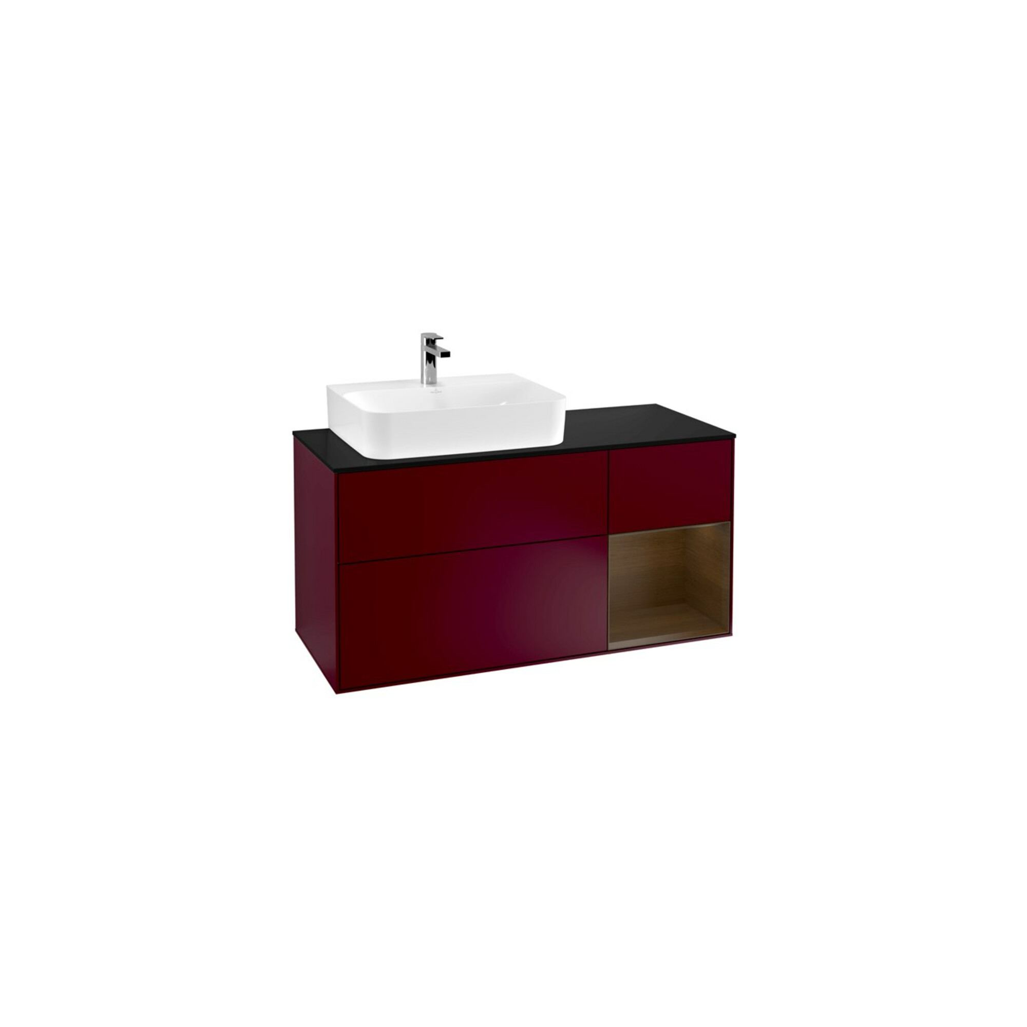 V&B Waschtischunterschrank Finion 120cm, Pl bla m, Reg re wal ven, Peo m ; Villeroy & Boch