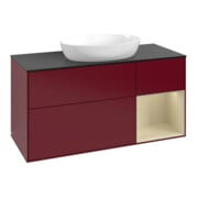 V&B Waschtischunterschrank Finion 120cm, Pl bla m, Reg si Gr m Lac, Peo m