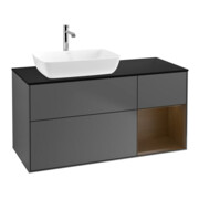 V&B Waschtischunterschrank Finion 120cm, Pl bla m, Reg wal ven, Anthrac. m