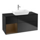 V&B Waschtischunterschrank Finion 120cm, Pl bla m, Reg wal ven, bla m Lac-1