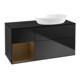 V&B Waschtischunterschrank Finion 120cm, Pl bla m, Reg wal ven, bla m Lac-1