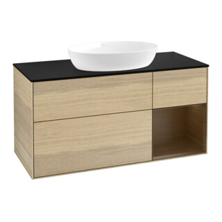 V&B Waschtischunterschrank Finion 120cm, Pl bla m, Reg wal ven, Oa ven