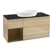 V&B Waschtischunterschrank Finion 120cm, Pl bla m, Reg wal ven, Oa ven