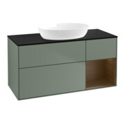 V&B Waschtischunterschrank Finion 120cm, Pl bla m, Reg wal ven, Oli. m Lac
