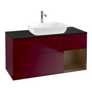 V&B Waschtischunterschrank Finion 120cm, Pl bla m, Reg wal ven, Peo m