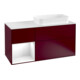 V&B Waschtischunterschrank Finion 120cm, Pl w m, Reg li glo wh. Lac, Peo m-1