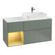 V&B Waschtischunterschrank Finion 120cm, Pl w m, Reg li gol m, Oli. m Lac-1