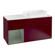 V&B Waschtischunterschrank Finion 120cm, Pl w m, Reg li Oli. m Lac, Peo m