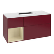 V&B Waschtischunterschrank Finion 120cm, Pl w m, Reg li si Gr m Lac, Peo m