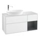 V&B Waschtischunterschrank Finion 120cm, Pl w m, Reg md m Lac, glo wh. Lac-1
