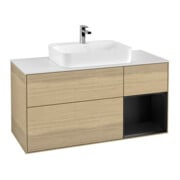 V&B Waschtischunterschrank Finion 120cm, Pl w m, Reg re bla m Lac, Oa ven