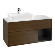 V&B Waschtischunterschrank Finion 120cm, Pl w m, Reg re bla m Lac, wal ven