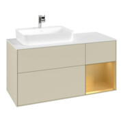 V&B Waschtischunterschrank Finion 120cm, Pl w m, Reg re gol m, si Gr m Lac-4