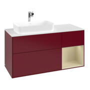 V&B Waschtischunterschrank Finion 120cm, Pl w m, Reg re si Gr m Lac, Peo m