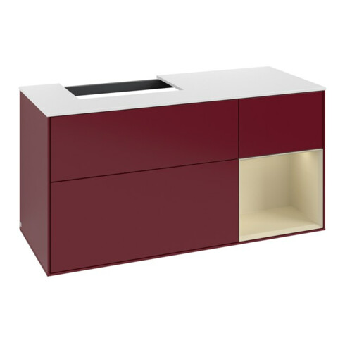 V&B Waschtischunterschrank Finion 120cm, Pl w m, Reg re si Gr m Lac, Peo m