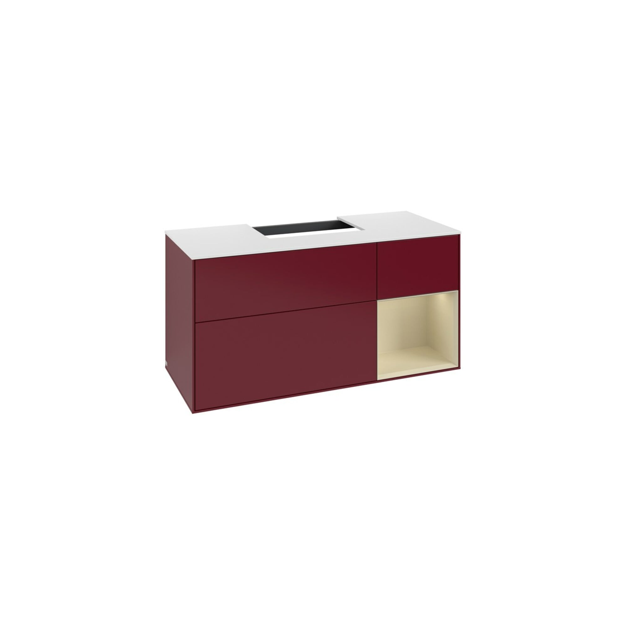 V&B Waschtischunterschrank Finion 120cm, Pl w m, Reg re si Gr m Lac, Peo m ; Villeroy & Boch