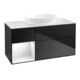 V&B Waschtischunterschrank Finion 120cm, Pl w m, Rg glo wh. Lac, bla m Lac-1