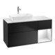 V&B Waschtischunterschrank Finion 120cm, Pl w m, Rg glo wh. Lac, bla m Lac-1
