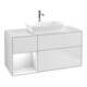 V&B Waschtischunterschrank Finion 120cm, Pl w m, Rg glo wh. Lac, wh. m Lac-1